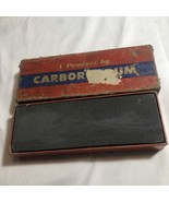 Carborundum Sharpening Stone in Original Box, Model 109 6x2x1 Vintage Ni... - £7.78 GBP