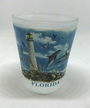 FLORIDA Lighthouse Dolphins Ocean Sailboat Fun Shot Glass Bar Shooter So... - £4.70 GBP