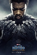 Black Panther Movie Poster 2018 Chadwick Boseman Film Print 24x36&quot; 27x40... - £9.56 GBP+