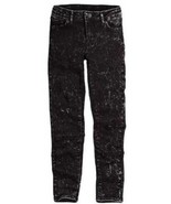 Girls Jeans Denim Levis 710 Black Slim Straight Adjustable Waist Stretch... - £13.24 GBP