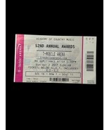 Country Music Awards Ticket Stub 2017 52nd Annual Awards T-Mobile Arena ... - €33,27 EUR