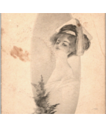 c1910 Girl with Graduation Cap Scavenger Hunt Weiss Early Divided Back P... - £11.77 GBP