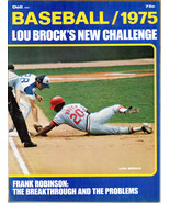 1975 Dell Baseball Magazine Season Review Lou Brock Frank Robinson 04051 - £3.56 GBP