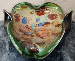 Heavy Glass Art Bowl - $24.00