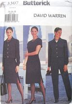 Butterick Sewing Pattern 3307 Jacket Dress Pants Suit Misses Size 14-18 ... - $7.27