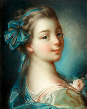 Giclee Canvas Print painting Picture Boucher Girl Portrait on canvas - £6.78 GBP+