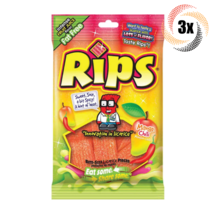 3x Bags Rips Mango Chili Flavored Bite Size Licorice Pieces Candy | 4oz | - £11.67 GBP
