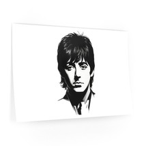 Paul McCartney Wall Decal - Black and White Photographic Print for Music... - $31.93+