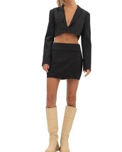 Pretty Garbage it&#39;s just business cropped blazer Black - $475.91 MXN