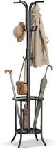 The Ink Black Urcr011B01 Songmics Freestanding Coat Rack With, And Bedrooms. - £40.05 GBP