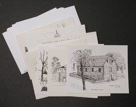 Pennsylvania Artist Robert Bob Morrow Note Cards Blank Nos Variety Pack Of 10 A - £6.35 GBP