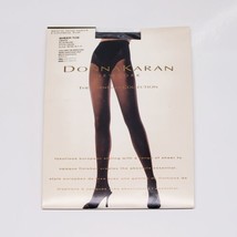 NIP Donna Karan New York Matte Semi Sheer Control Top Onyx Plus Petite Pantyhose - £11.75 GBP