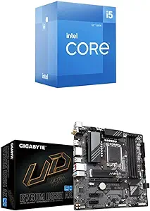 Intel Core i5 Core 12400F + GIGABYTE B760M DS3H AX Motherboard - $461.99
