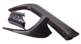 OEM 2007-2013 Acura MDX Dash Trim Set 3 Panel Pieces Black Woodgrain w/S... - $141.06