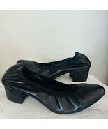 VANELi Gate Almond Toe Block Heel Leather Pump Shoe, Comfort Black, Size... - $1,473.33 MXN