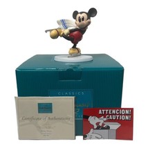 Disney WDCC Mickey Mouse &quot;On Ice&quot; (1998) with COA and ORIGINAL BOX - 5&quot; ... - £159.19 GBP
