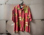Seven Palm Brand Short Sleeved Hawaiian Button Front Shirt Mens Size XL ... - $19.68