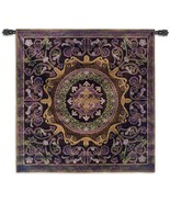 44x44 SUZANI PASSION Geometric Purple Asian Tribal Ornate Tapestry Wall ... - $148.50