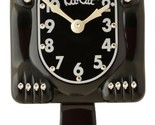 Limited Edition Red Skull Tail/Bow Kit-Cat Klock Swarovski Jeweled Clock - $159.95