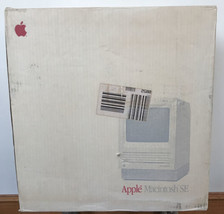 Vintage EMPTY BOX 1986 Apple Macintosh SE Original 19.75&quot; x 19.25&quot; x 15.5&quot; - $79.99