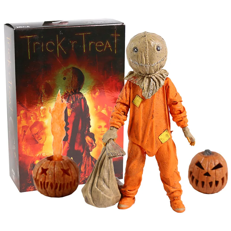 &quot;Sam&quot; NECA Trick R Treat Sam Action Figure Classic Movie Doll Horror Halloween - £30.11 GBP+