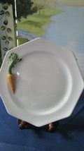 SEGRIES MOUSTIERS France Plates with Carrot Compatible with Apple Tray with Comp - $123.47