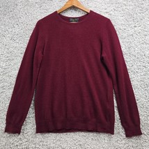 Charter Club Luxury Cashmere Sweater Womens L Red Pullover Long Sleeve READ - $34.95