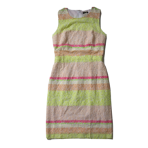 NWT Ann Taylor Lace Horizon Sheath in Sorbet Striped Sleeveless Dress 2 - £22.93 GBP