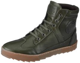 Motorcycle Boots For Royal Enfield Ascendre Boots Black &amp; Olive - £170.64 GBP