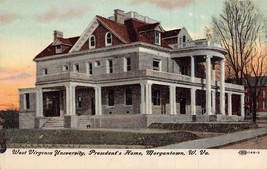 Morgantown Wv~West Virginia University~President&#39;s HOME~1910s Postcard - £8.07 GBP