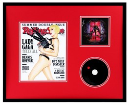 Lady Gaga Signed Framed 16x20 Chromatica CD &amp; Rolling Stone Cover Display - £272.55 GBP