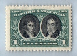 1910 ARGENTINA Stamp - Pena &amp; Vieytes, 1c SC#161 1777 - £1.17 GBP