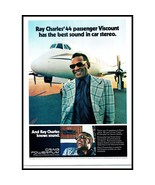 1976 Craig Powerplay Car Stereo Vintage Print Ad Ray Charles Viscount Wa... - £8.30 GBP