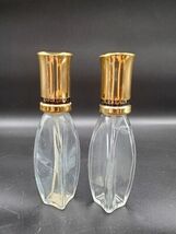 Lot of 2 Guerlain Charmade Glass Gold Tone Spray Perfume Bottle Empty 1.... - $17.10
