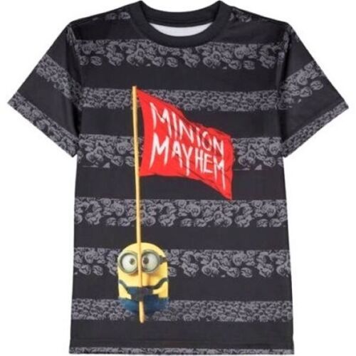 MINIONS MOVIE Sublimated Active Poly Tee T-Shirt NWT Boys Size 4-5, 6-7 or 8 $15 - $7.50
