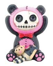 Furrybones Pink Pandie Skeleton in Innocent Panda Bear Costume - $23.62