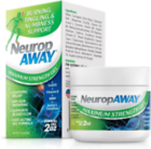 Neurop Away with CoQ10+Vitamin E+Acetyl L Carnitine Topical gel 2oz  - £15.58 GBP
