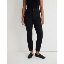 Madewell Womens The Petite Curvy Stovepipe Jeans Black Rinse Wash 24 Petite - £49.14 GBP