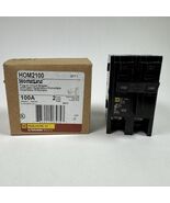 Square D HOM2100 2 Pole 100 Amp 240V Plug-In Circuit Breaker New In Box - $790.46 MXN