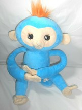 Fingerlings Hugs Boris Plush Blue White Talking Stuffed WowWee Monkey Toy 2018 - £18.90 GBP