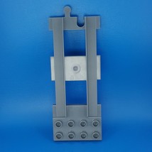 Lego Duplo Train Track End With 2x4 Plate End Dark Gray Replacement Part 31442 - £2.95 GBP