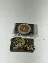 Lot Of 2 Vtg Boy Scout Belt Buckle - 1989 National Jamboree; &amp; BAA Be Pr... - £19.17 GBP