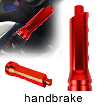 1Pc JDM Red Aluminum Car Handle Hand Brake Sleeve Cover Universal Fit - £9.41 GBP