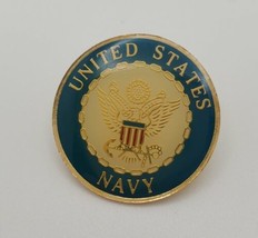United States Navy Round Collectible Lapel Hat Pin - £15.63 GBP