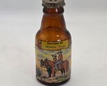 Vintage Mission Texas Souvenir Amber Glass Shaker Bottle Motel Buffalo P... - $14.99