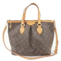 Authentic Louis Vuitton Monogram Palermo PM 2Way Hand Bag Used F/S - £1,439.84 GBP