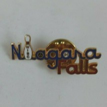 Vintage 1990 Niagara Falls WIBC Bowling Lapel Hat Pin - £4.25 GBP