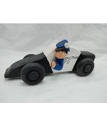 Vintage Handmade Wooden Hometown P.D. Police Toy 5&quot; - $14.84