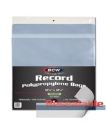 Pack of 100 BCW Resealable 33 RPM Record Bags - Snug (1-BAG-33RPM-SNUG-R) - £38.74 GBP
