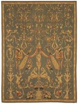 Tapestry Aubusson Masks 56x74 74x56 Pink With Backing and Rod Pocket - £2,579.06 GBP